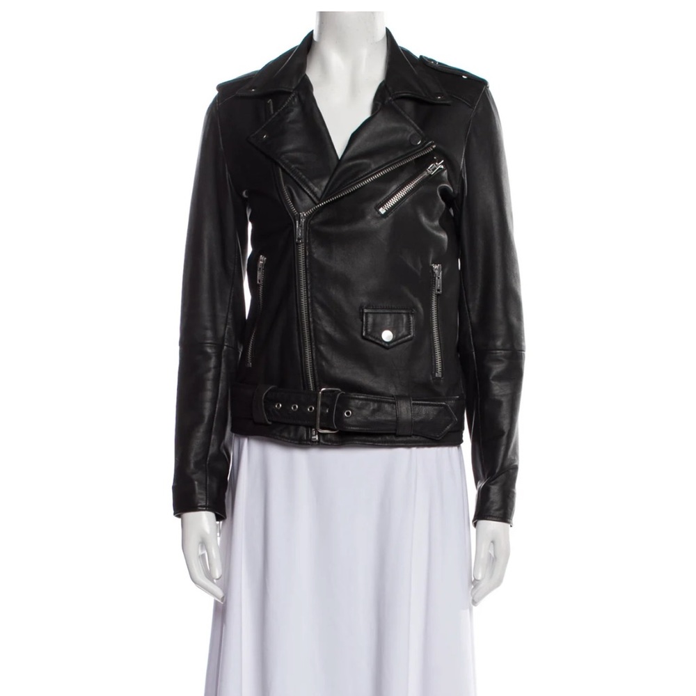 Deadwood River Moto Leather Jacket (Aritzia) | Size 40 (L)
